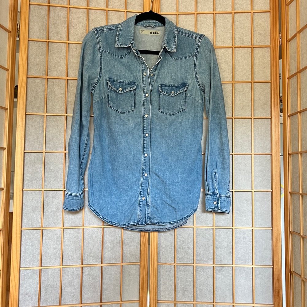 Denim Long Sleeve Shirt